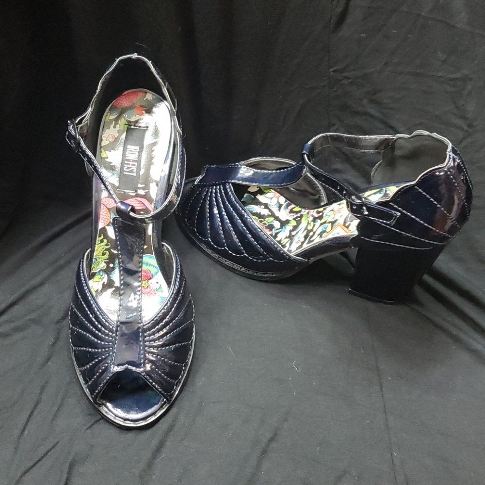 Iron Fist Holographic Mermaid Heels